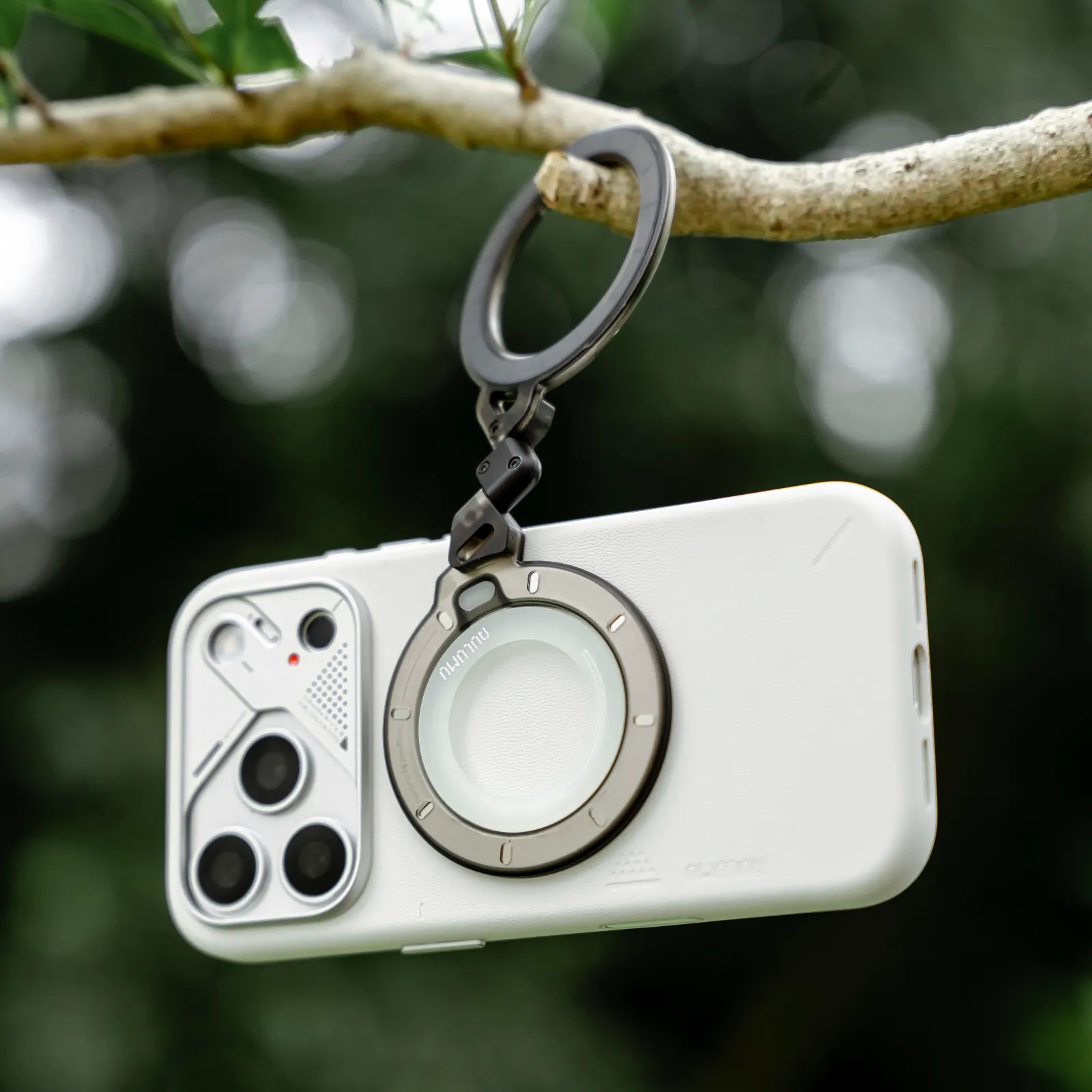 Aulumu G09 Ghost - soporte MagSafe 360° - Translucent Gray