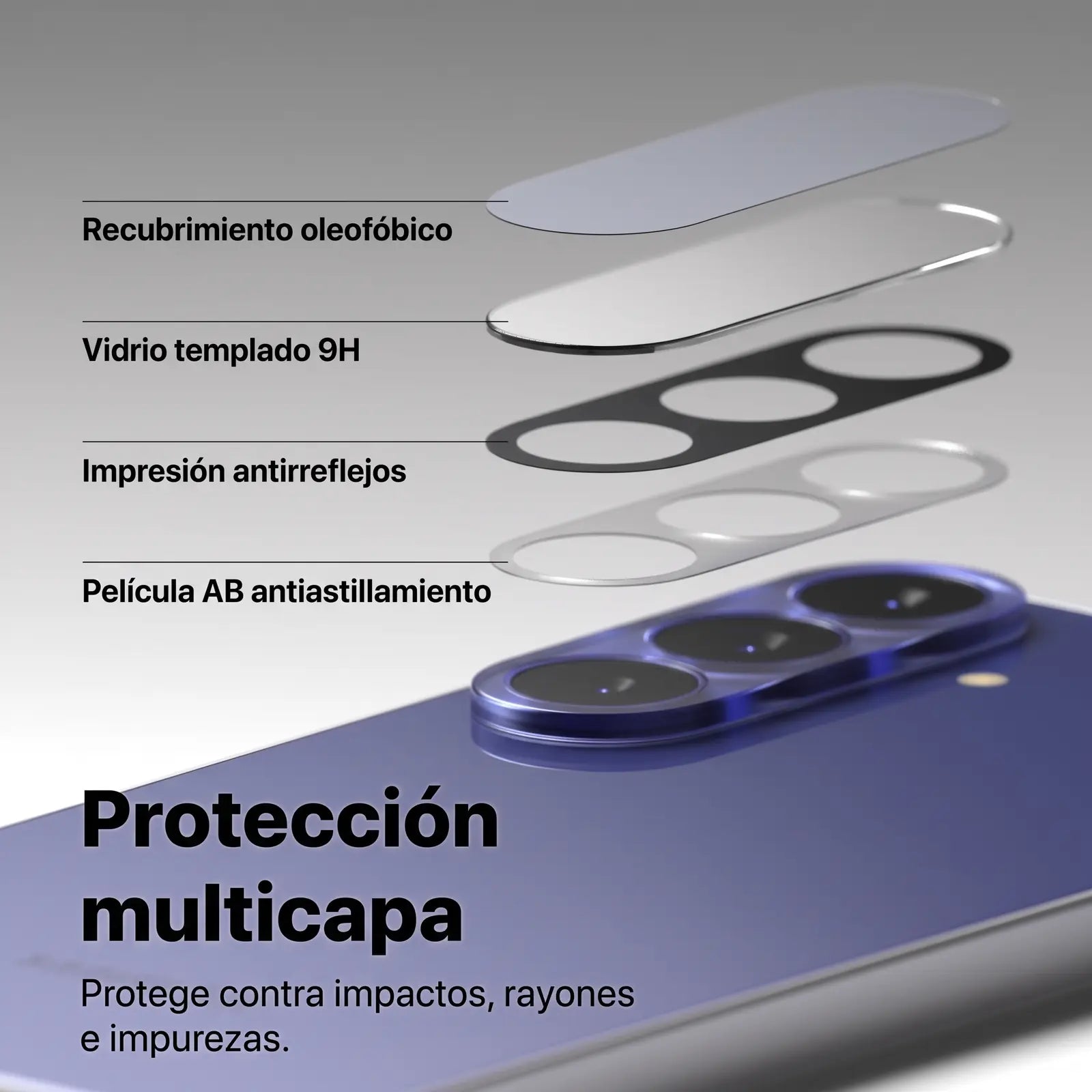 Ringke Protector de Cámara Vidrio Templado para Galaxy S26 FE