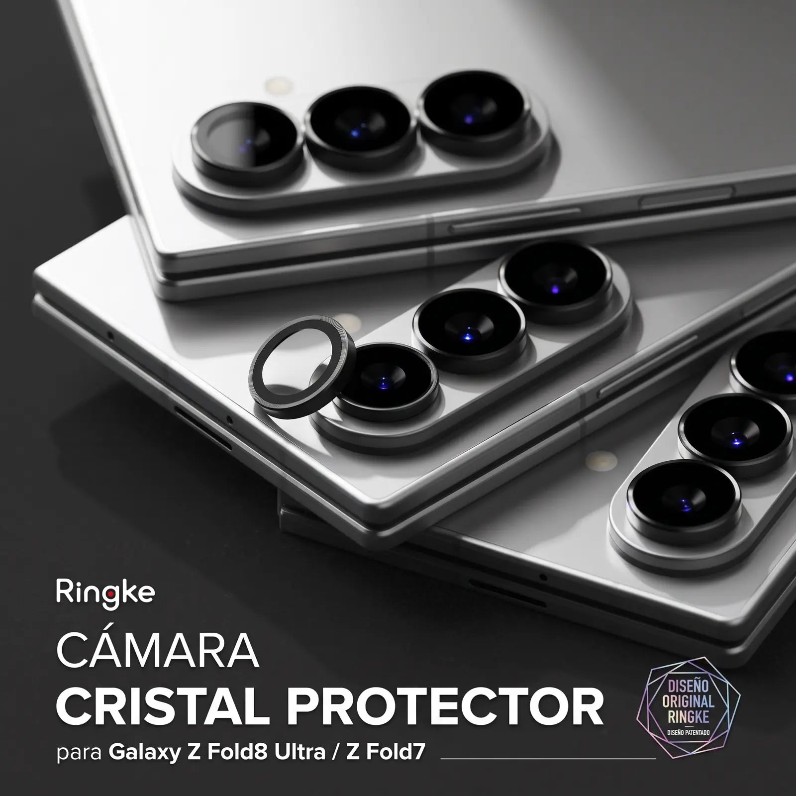 Ringke Protector de Lente Galaxy Z Fold 8 Ultra Vidrio Templado