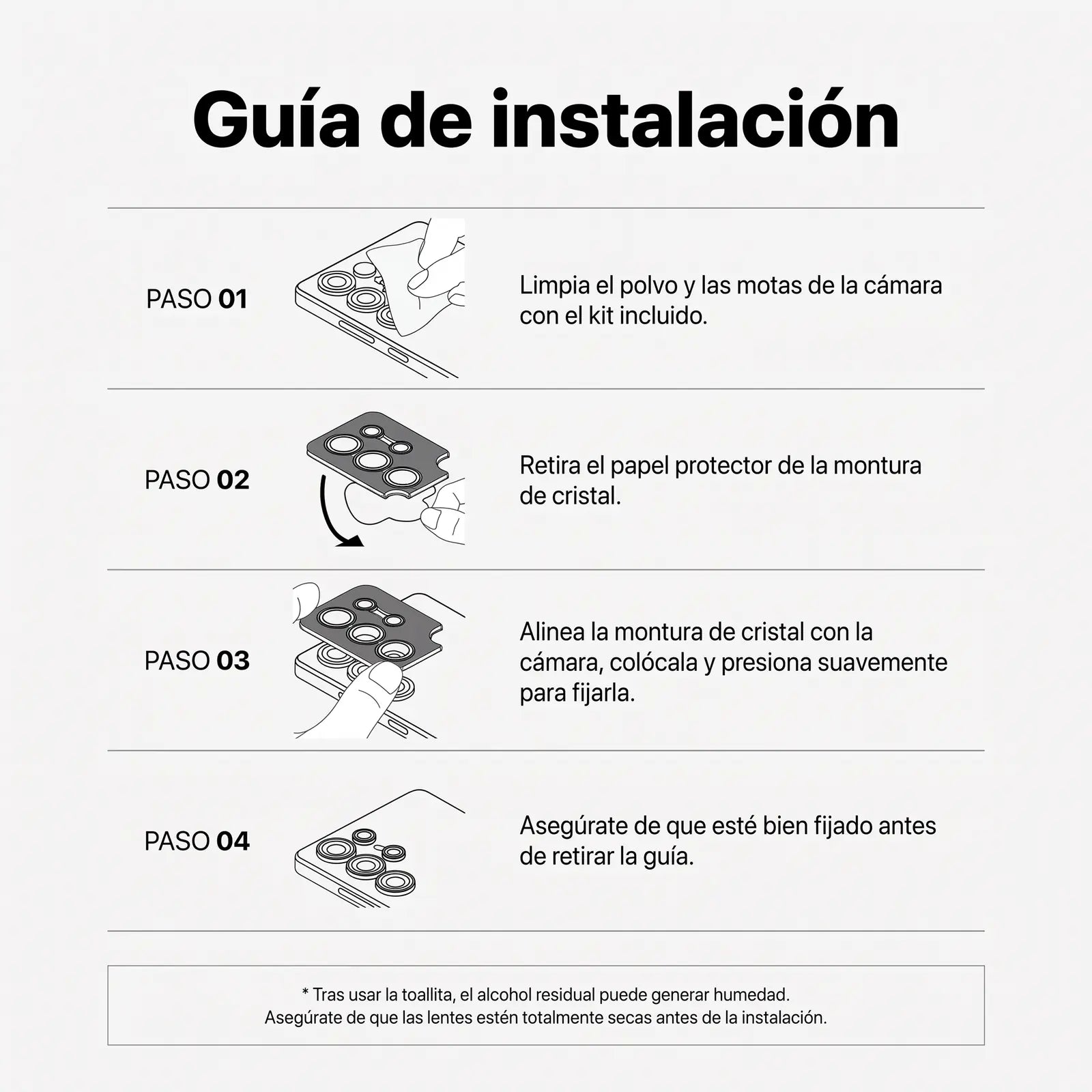 Ringke Protector de Lente Galaxy Z Fold 8 Ultra Vidrio Templado