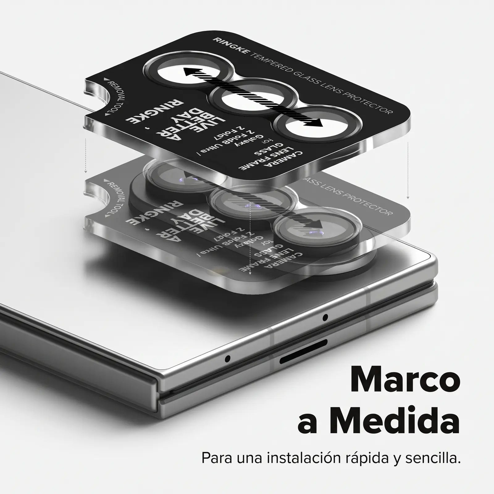 Ringke Protector de Lente Galaxy Z Fold 8 Ultra Vidrio Templado