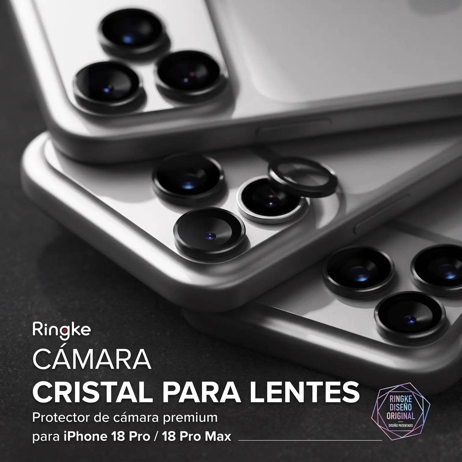 Ringke Protector de Lente iPhone 18 Pro / 18 Pro Max Vidrio 9H