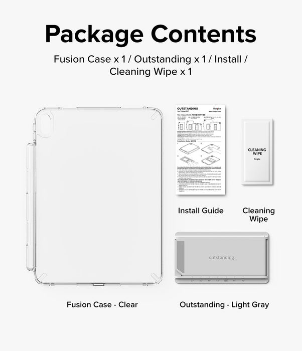 Case Ringke Fusion + Stand iPad 10th 2022