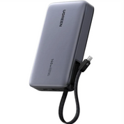 UGREEN Nexode Power Bank, 20000mAh 145W Cargador portátil para portátil con cable USB-C integrado