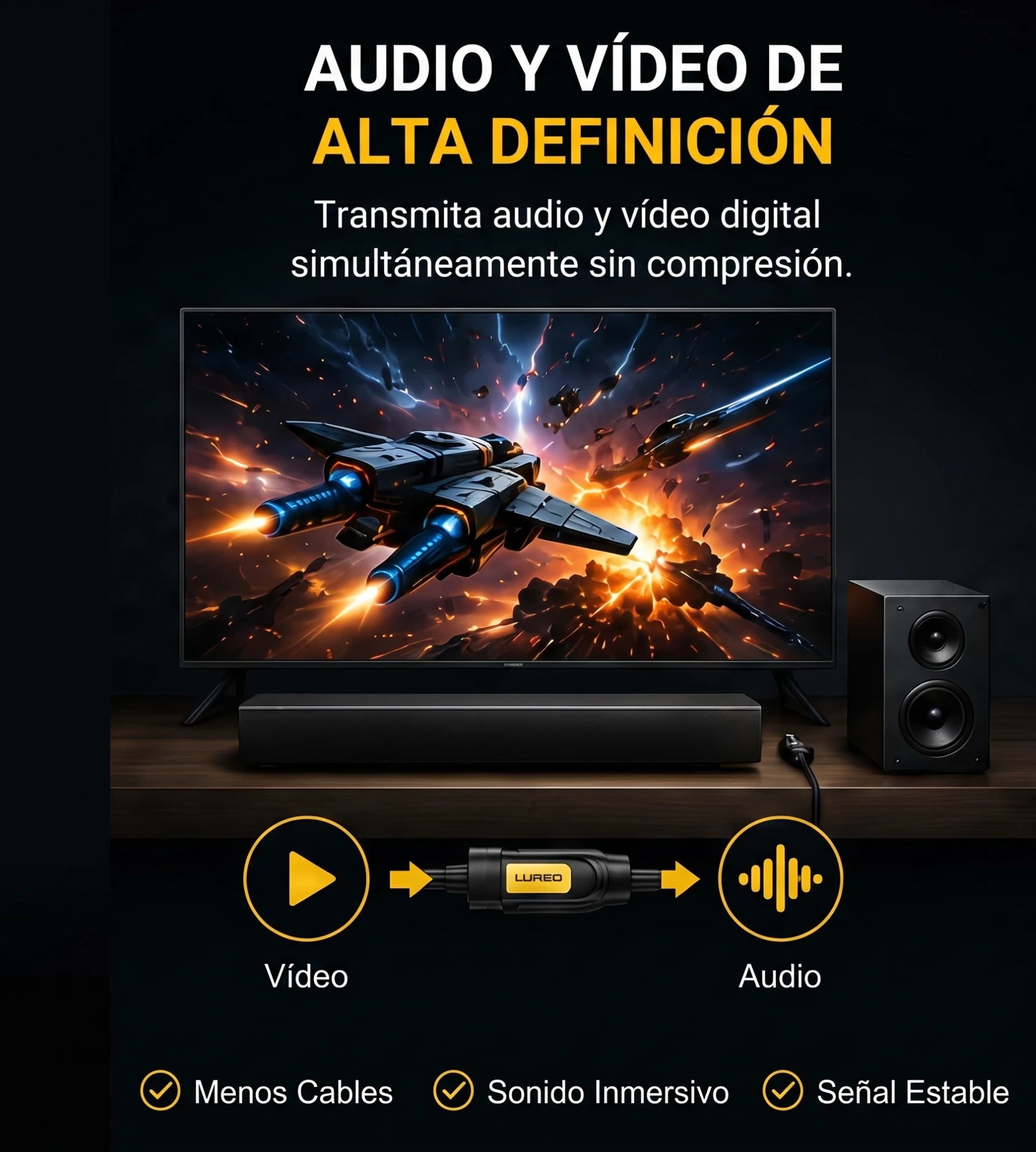UGREEN HD101 - cable HDMI 2.0 2M 4K 60Hz