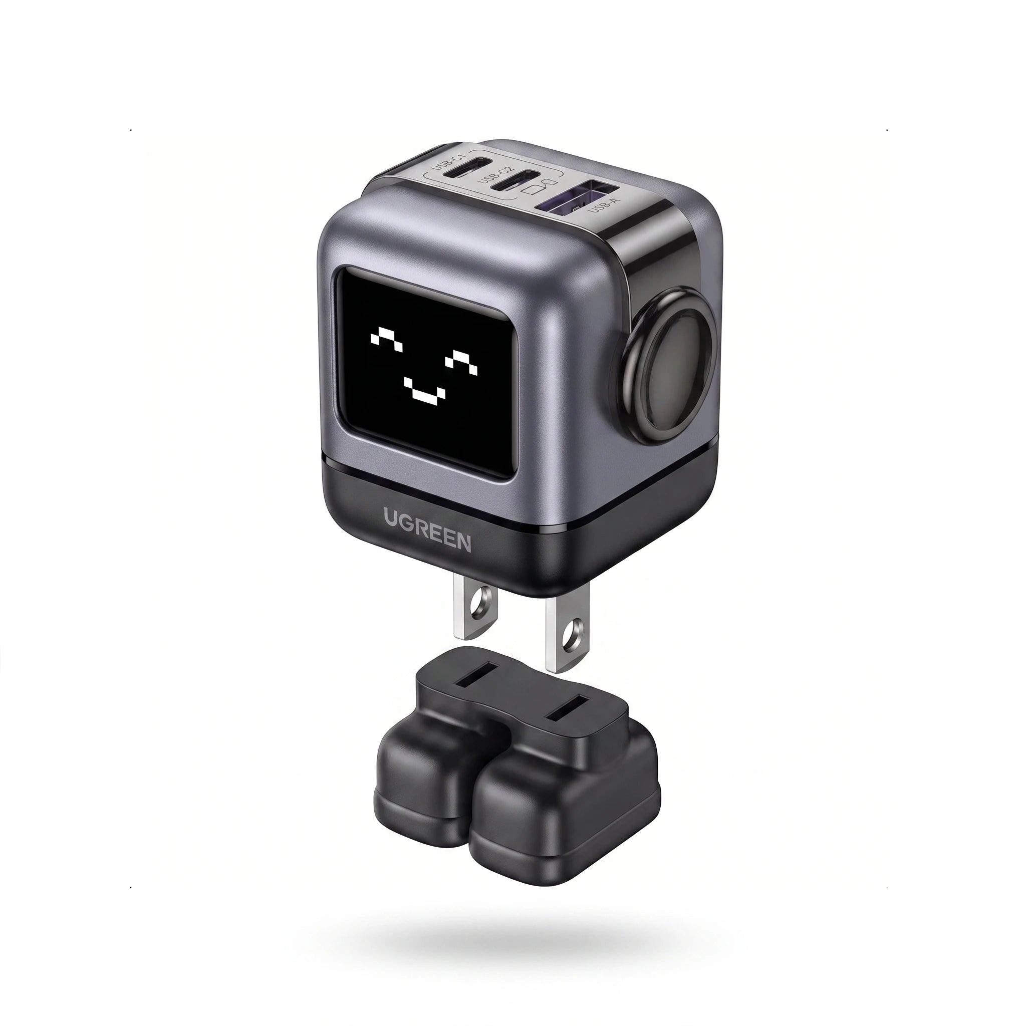 CargadorUGREENUnoRobotGaN65WUSB-C-SpaceGray.webp