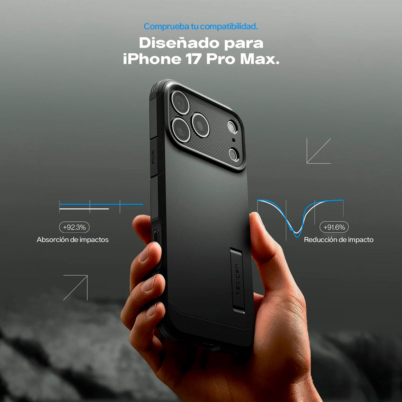 Case Spigen Tough Armor T iPhone 17 Pro Max (MagSafe)