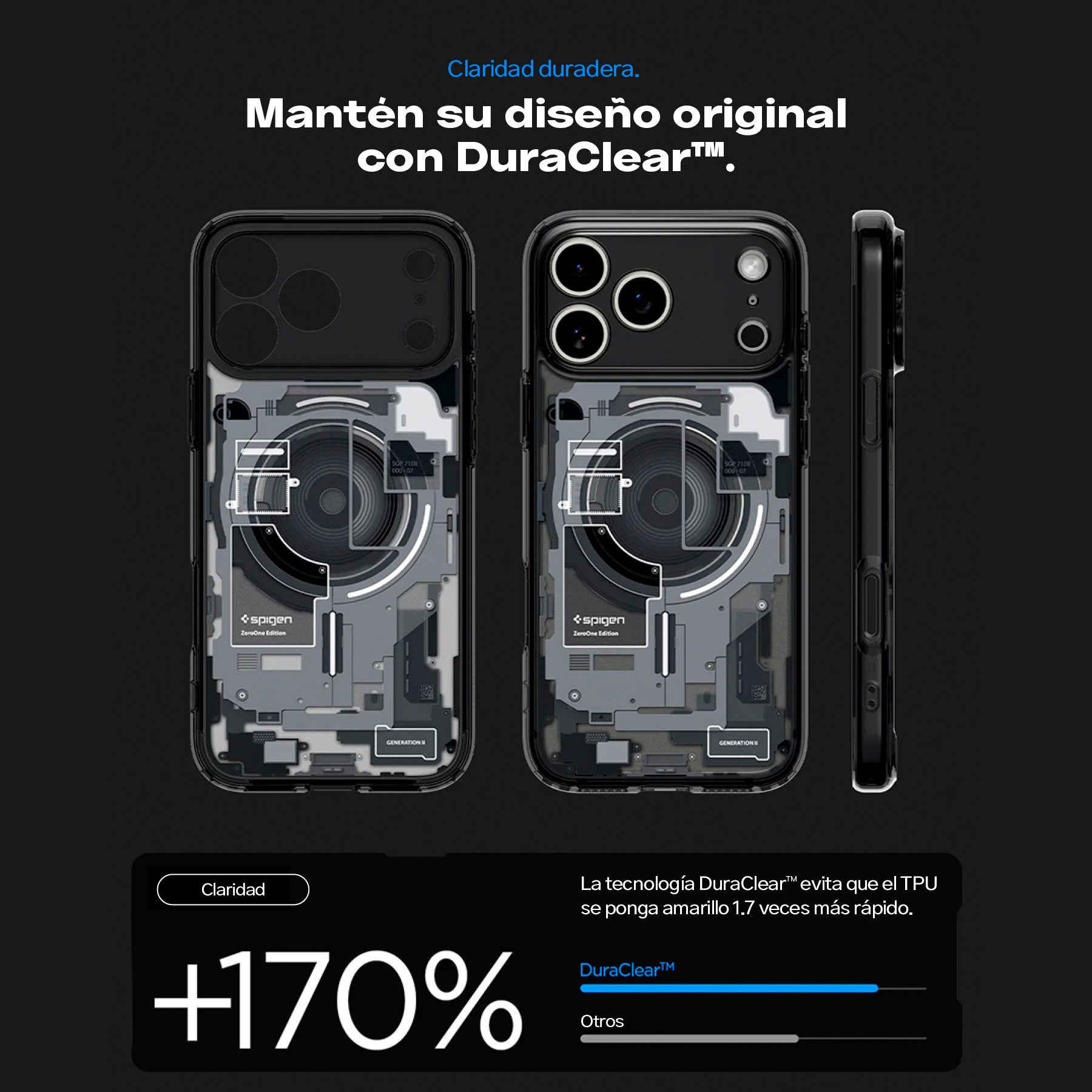 Case Spigen Ultra Hybrid Zero One Mag Fit iPhone 17 Pro (MagSafe) - Black