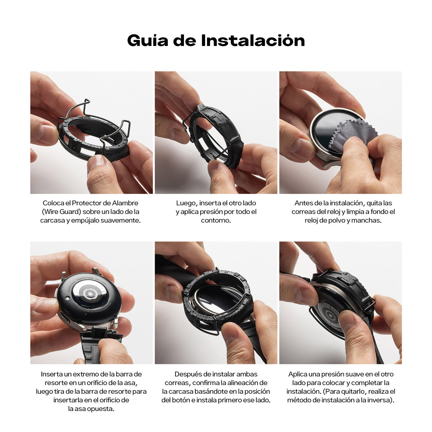 Case Ringke Fusion X Guard + Wire Galaxy Watch 5 Pro (45mm) Case + correa