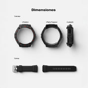 Case Ringke Fusion X Guard + Wire Galaxy Watch 5 Pro (45mm) Case + correa