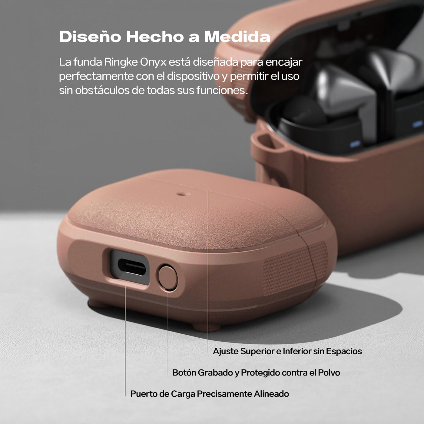 Case Ringke Onyx Magnetic Galaxy Buds3 / Buds3 Pro / Buds3 FE (MagSafe) - Constant Coral - OPENBOX