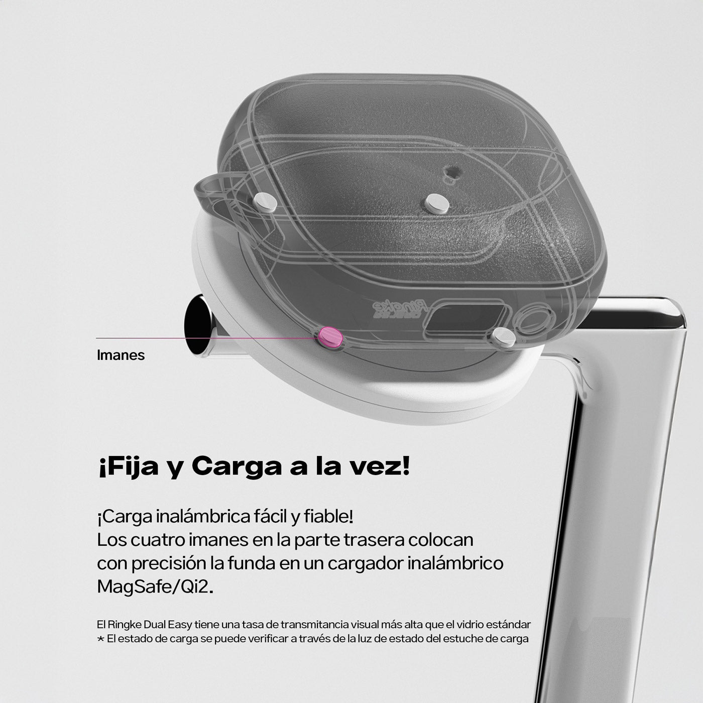 Case Ringke Onyx Magnetic Galaxy Buds3 / Buds3 Pro / Buds3 FE (MagSafe) - Constant Coral - OPENBOX