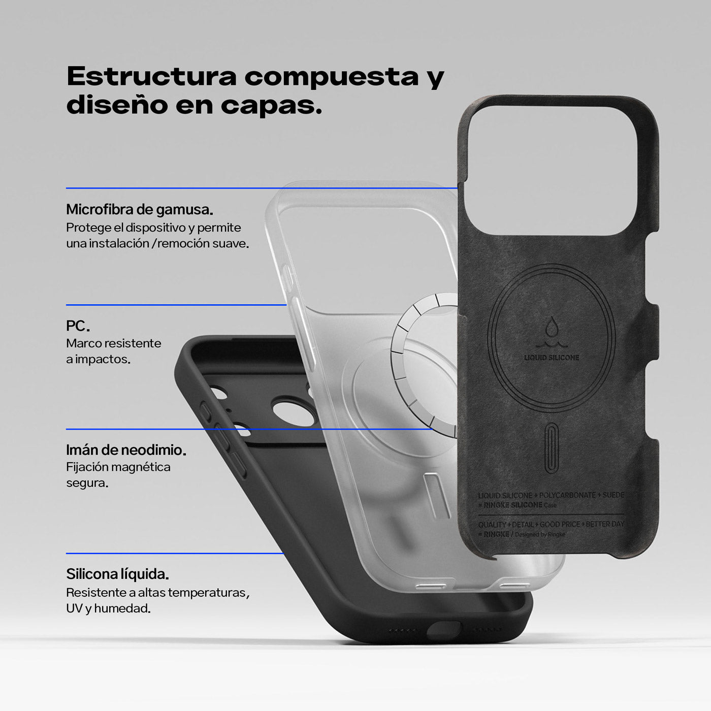 Case Ringke Silicone Magnetic iPhone 17 Pro Max (MagSafe)