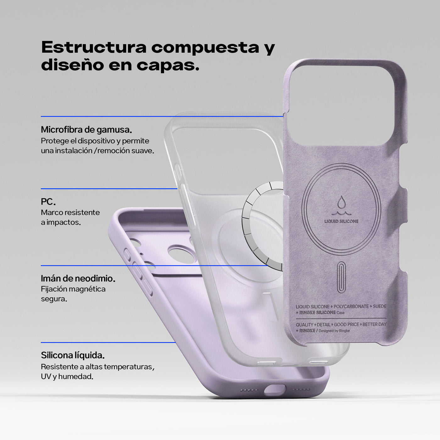 Case Ringke Silicone Magnetic iPhone 17 Pro Max (MagSafe)