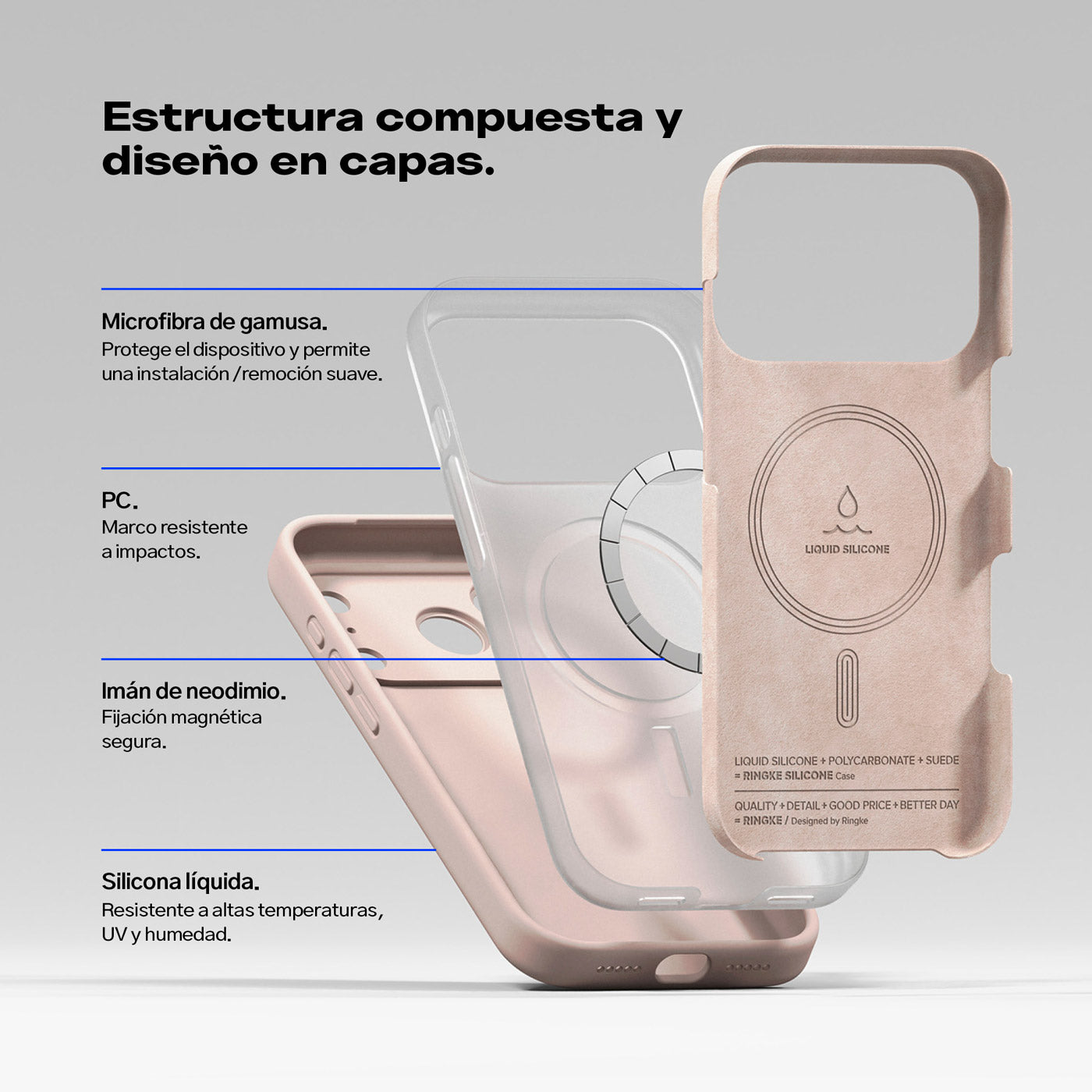 Case Ringke Silicone Magnetic iPhone 17 Pro Max (MagSafe)