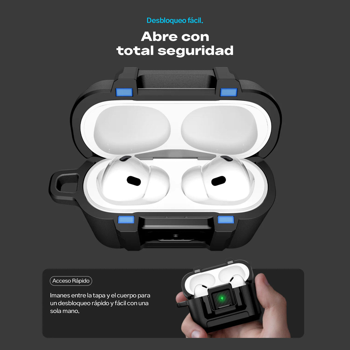 Case Spigen Lock Fit Airpods Pro 3