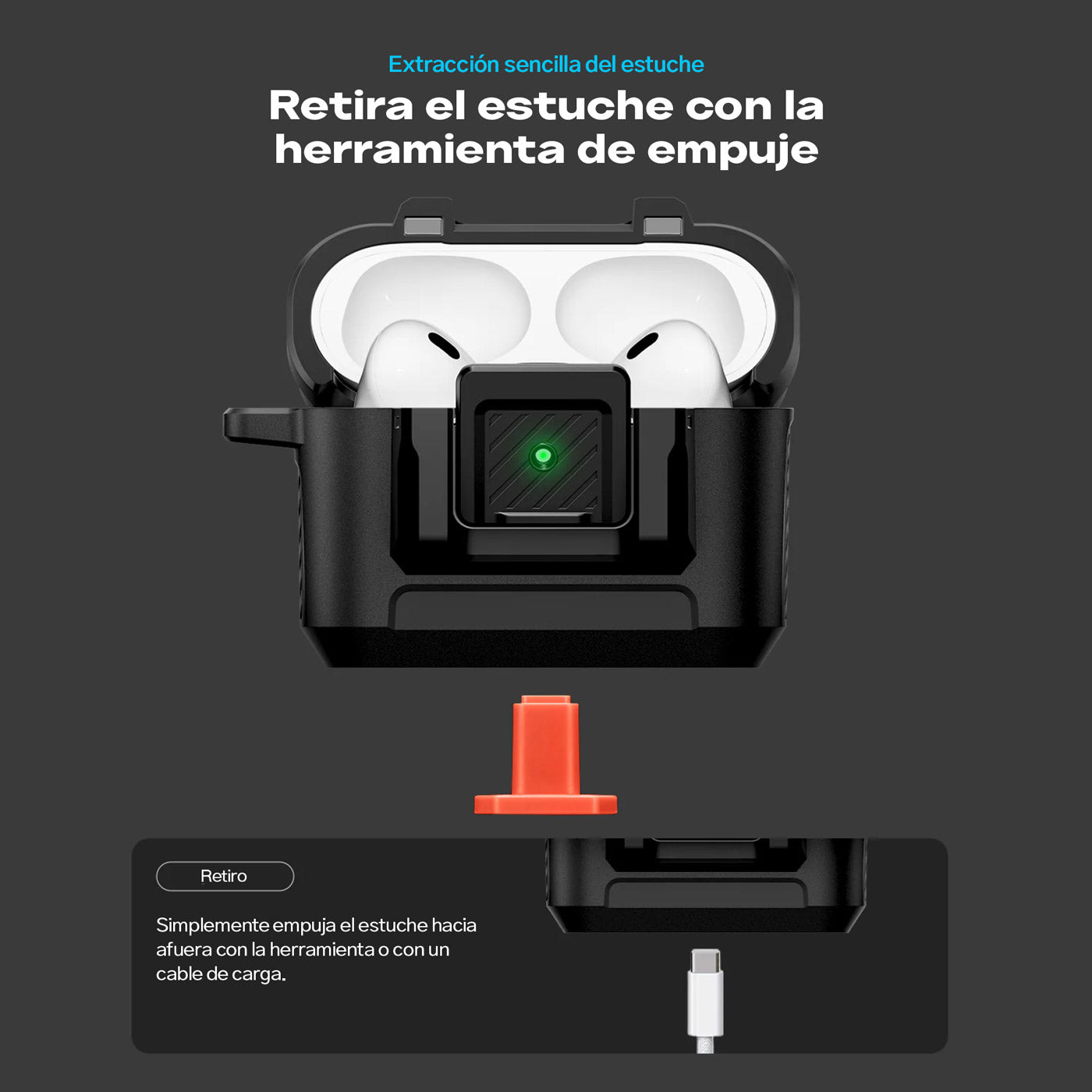 Case Spigen Lock Fit Airpods Pro 3