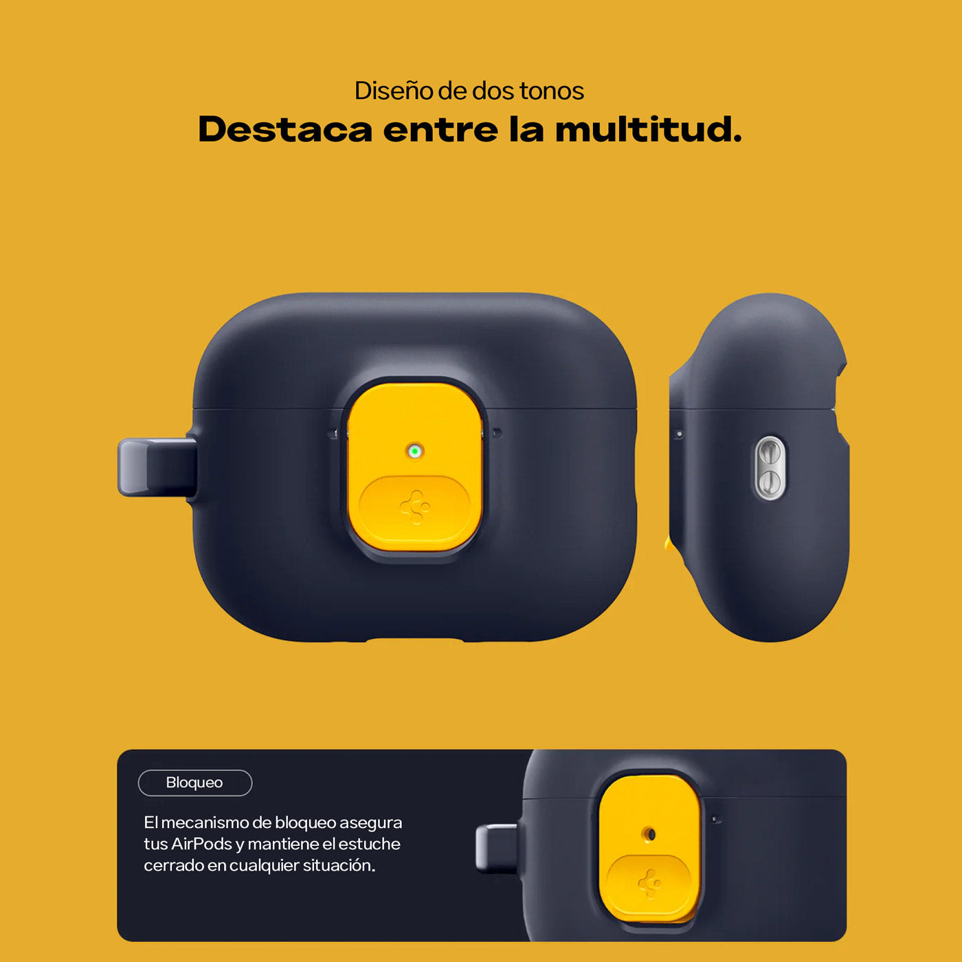 Case Spigen Nano Pop Lock AirPods Pro 3 - Blueberry Navy
