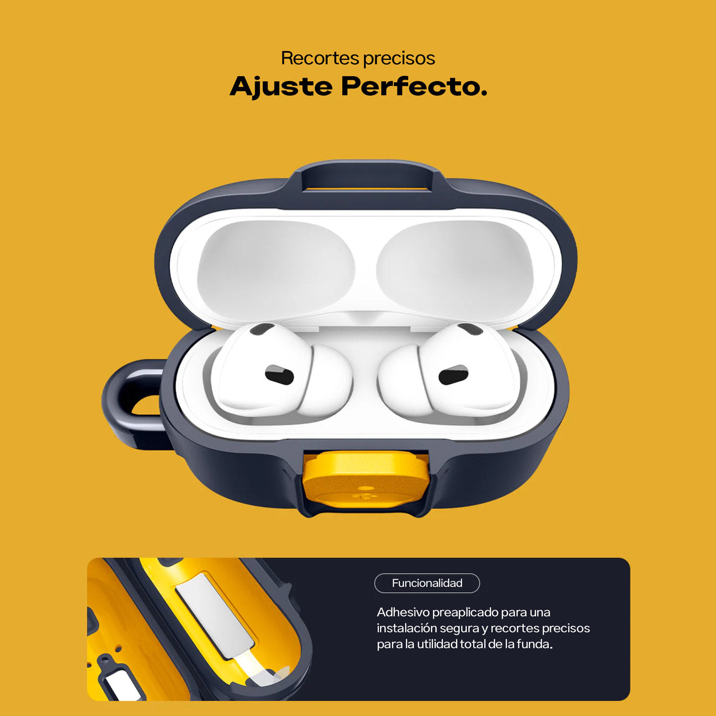 Case Spigen Nano Pop Lock AirPods Pro 3 - Blueberry Navy