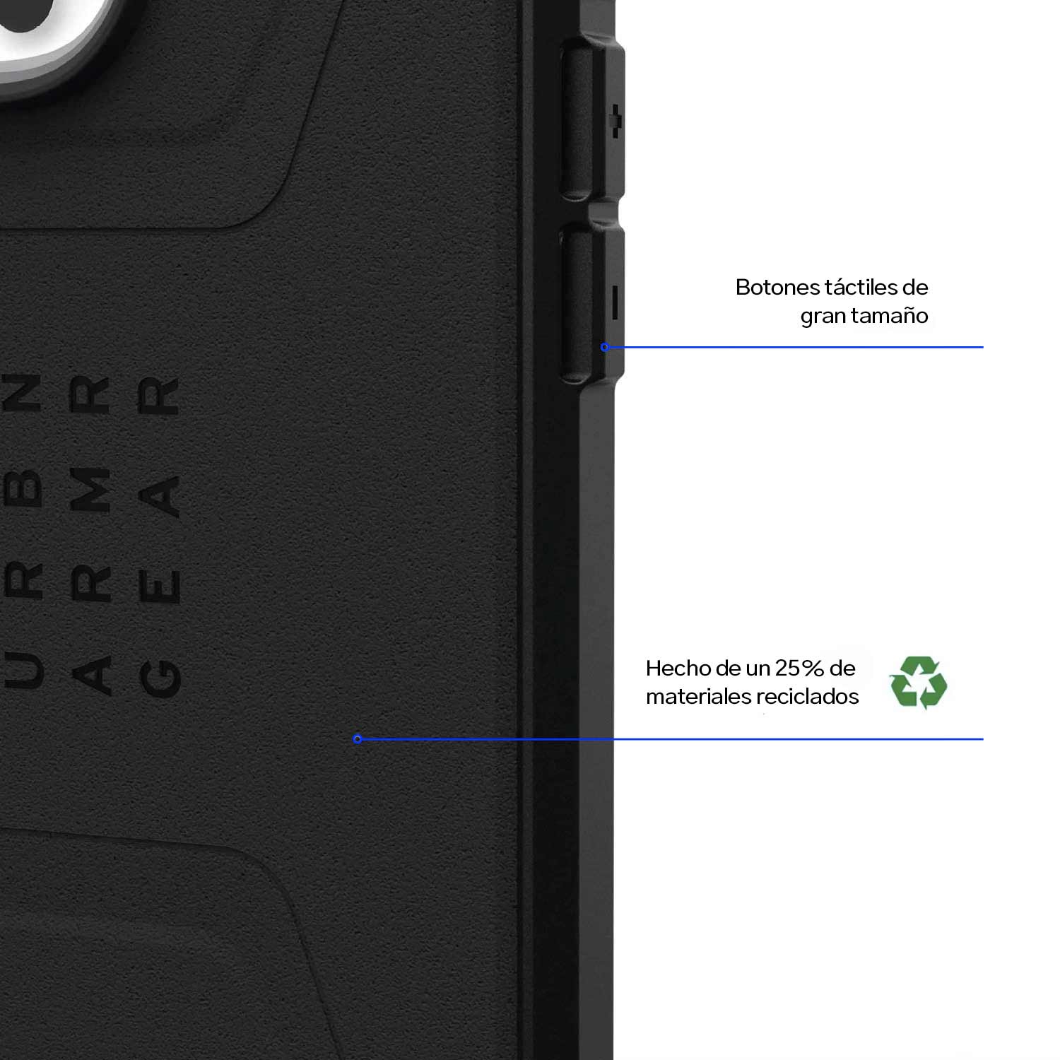 Case UAG Civilian iPhone 16 Pro (MagSafe) - Black