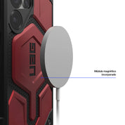 Case UAG Monarch Pro Galaxy S25 Ultra (MagSafe) - Crimson