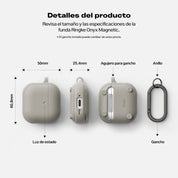 Case Ringke Onyx Airpods 4 (MagSafe) - Ringke - Accesorios para Airpods5 - 4 - 12 / CROA4MS - WGDastore