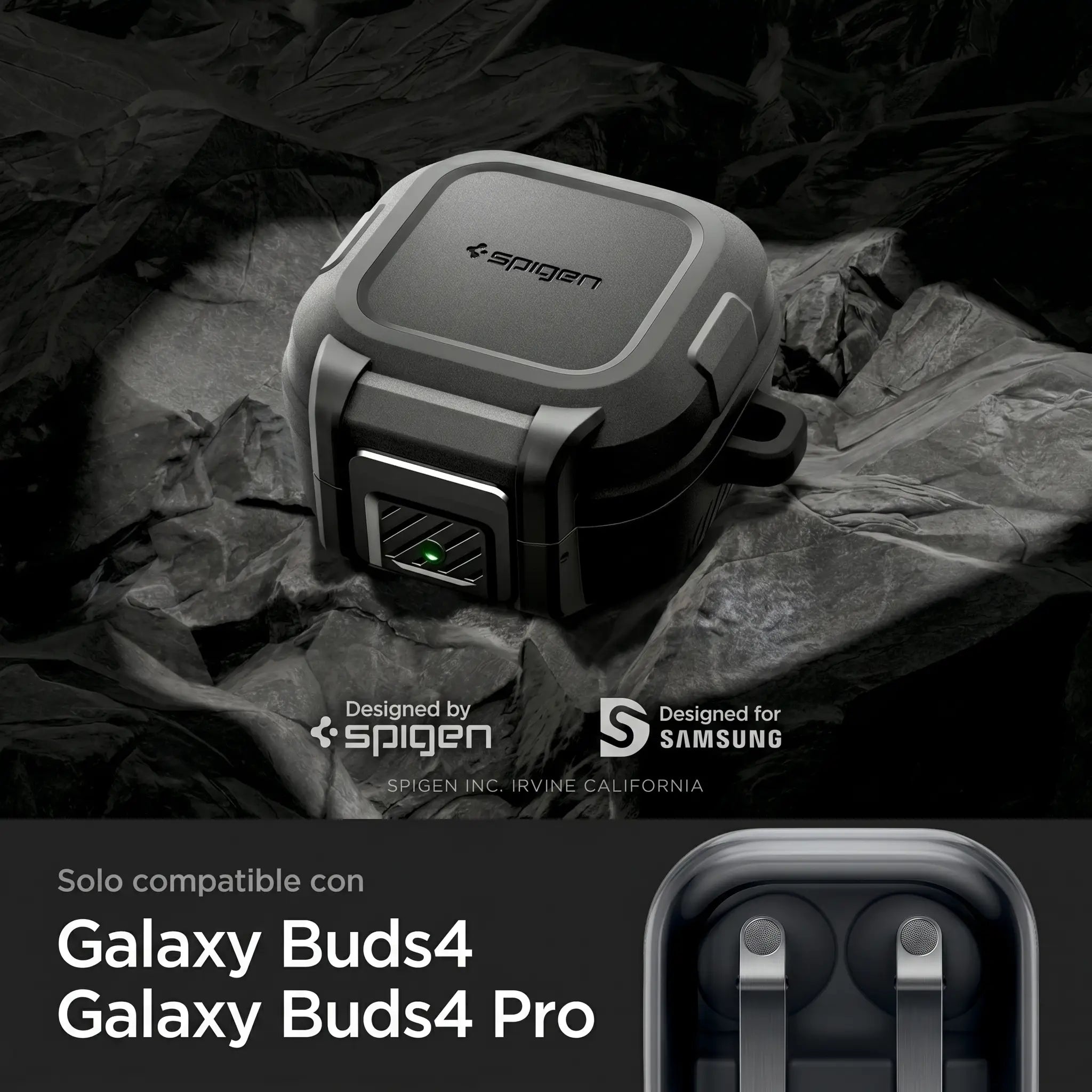 Case Spigen Lock Fit Galaxy Buds4 / 4 Pro