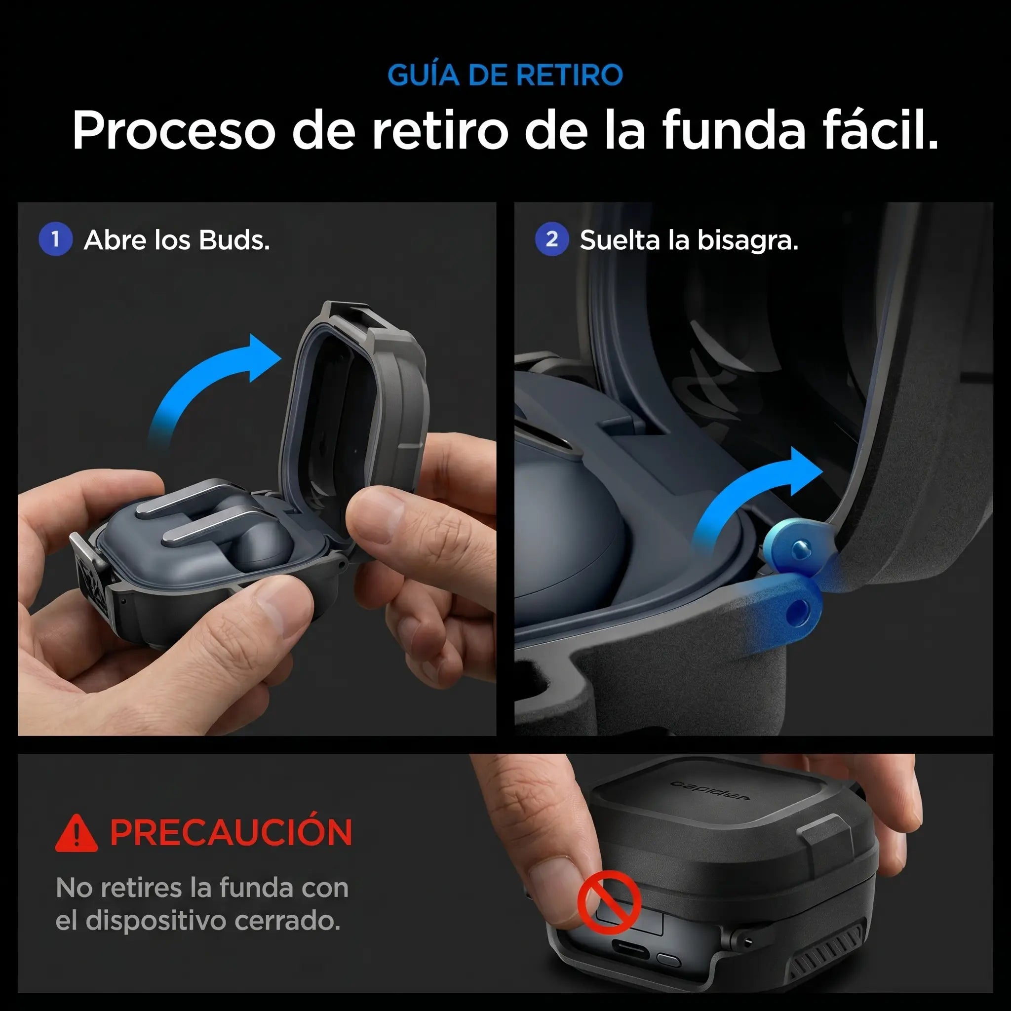 Case Spigen Lock Fit Galaxy Buds4 / 4 Pro