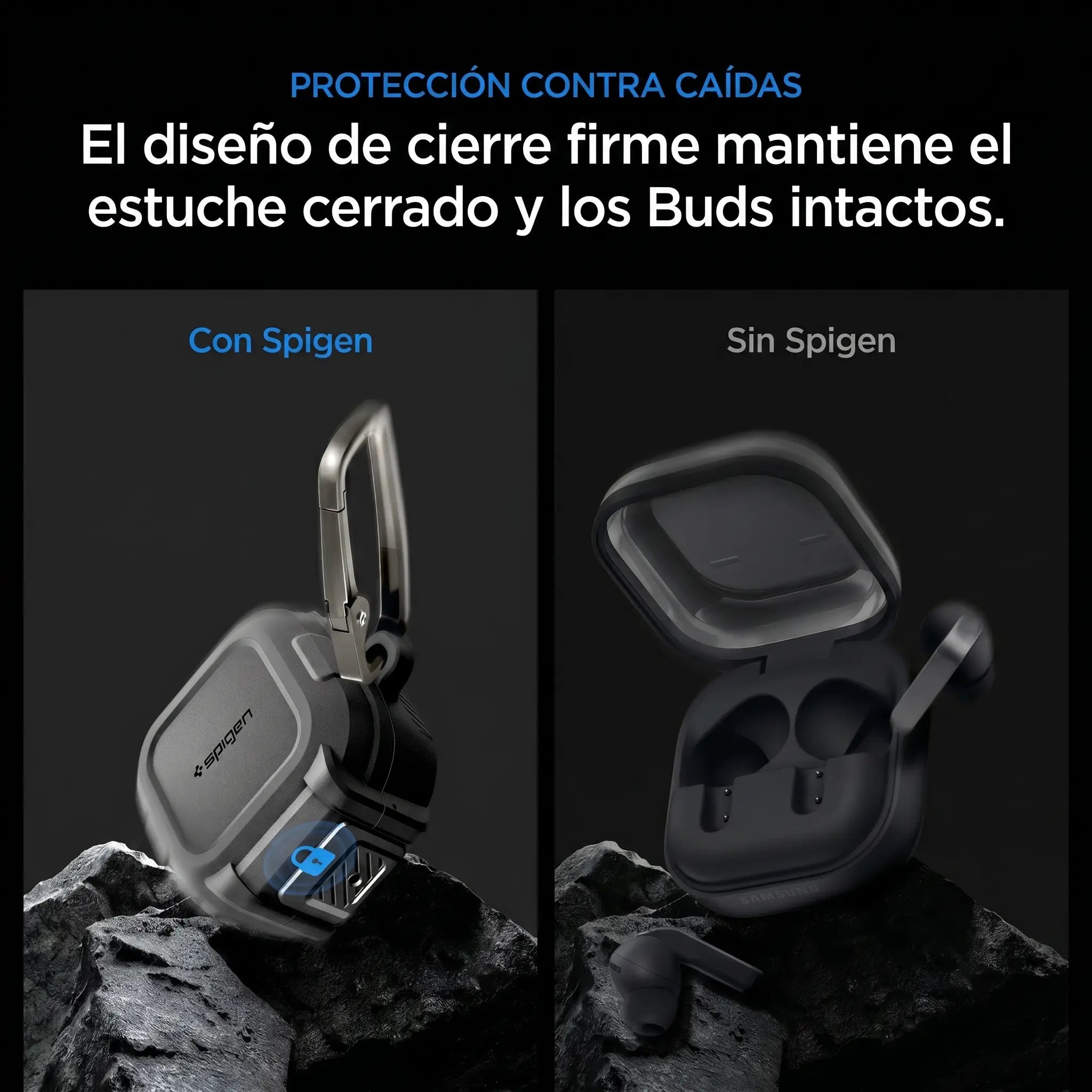 Case Spigen Lock Fit Galaxy Buds4 / 4 Pro