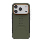 Case UAG Civilian iPhone 17 Pro Max (MagSafe) - Olive/Orange