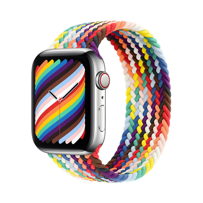Correa Generic Braided Solo Loop Apple Watch 2022 (38mm / 40mm) - Pride Edition (OUTLET - M)