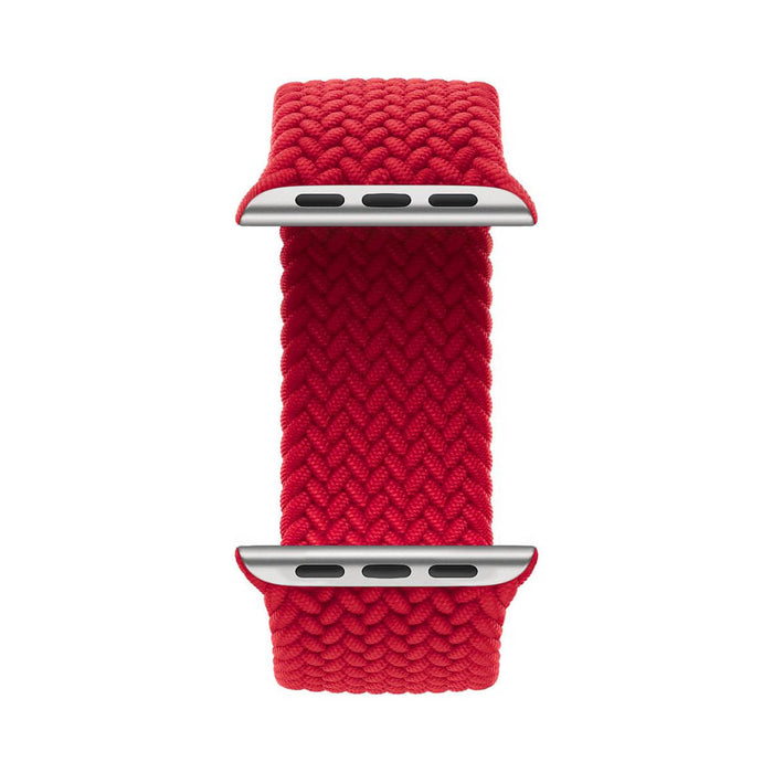 Correa Generic Braided Solo Loop Apple Watch 2022 (41mm / 40mm) - Red (OUTLET - L)