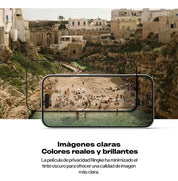 Protector de Pantalla Vidrio Ringke Easy Slide Anti-espía iPhone 16e / iPhone 14 / iPhone 13 / iPhone 13 Pro (Instalador) 2 UND