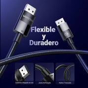 Cable UGREEN DisplayPort 8K 60Hz – 2 m (DP114 / 80392)