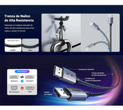 Cable UGREEN DisplayPort a DisplayPort 8K – 1 m (25903)