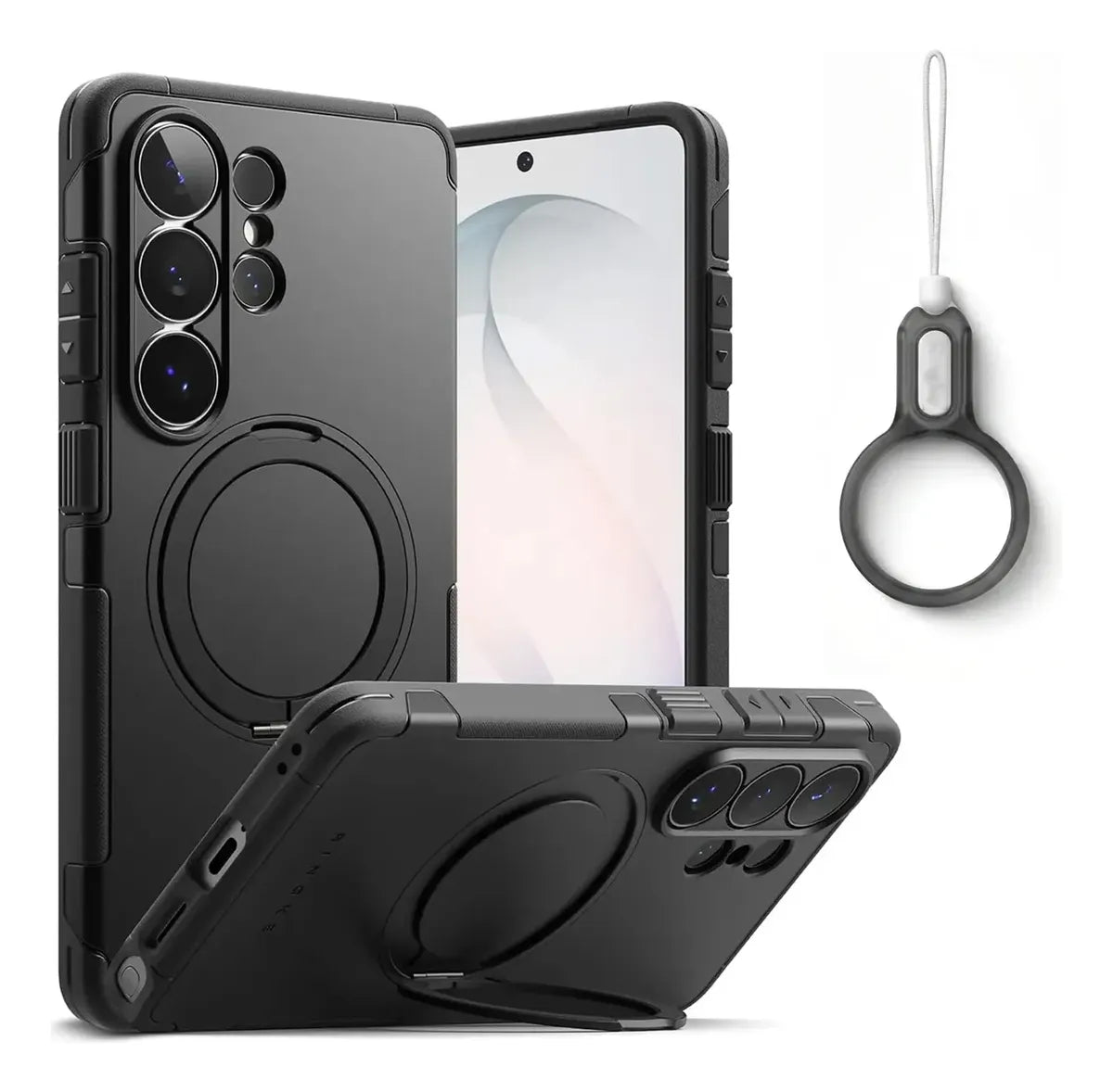 PK06 Case Ringke Alles Galaxy S26 Ultra + Buckle Finger Ring Strap