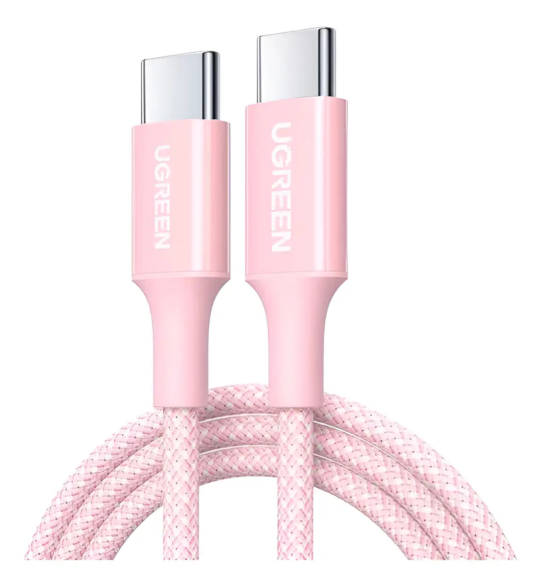 UGREEN cable USB-C a USB-C 1M 100W 5A carga rápida y datos - Pink