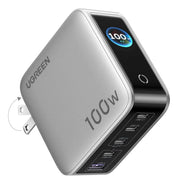 UGREEN Nexode Pro cargador GaN 100W con pantalla táctil y 5 puertos
