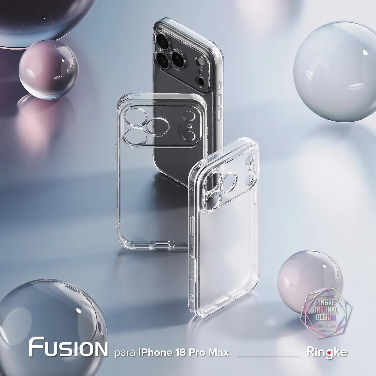 Case Ringke Fusion Transparente para iPhone 18 Pro Max