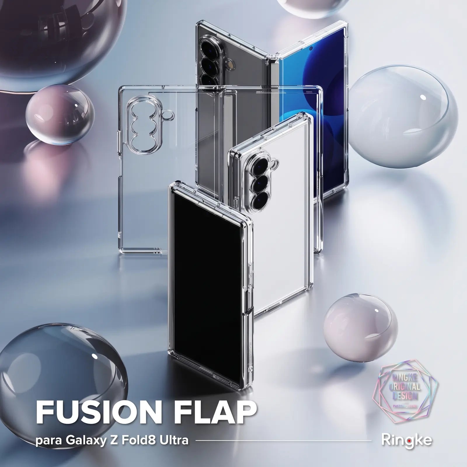 Case Ringke Fusion Flap para Galaxy Z Fold 8 Ultra