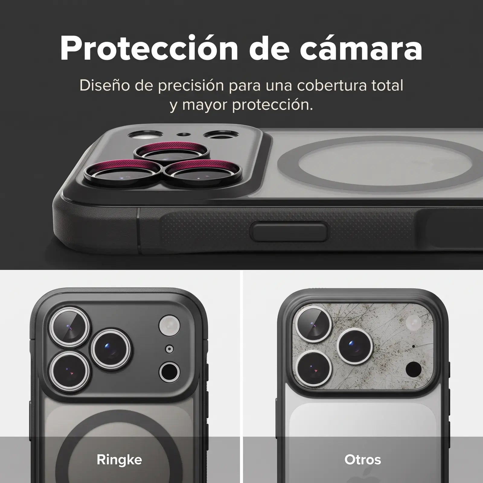 Case iPhone 18 Pro / 17 Pro Ringke Fusion Bold Magnetic Matte