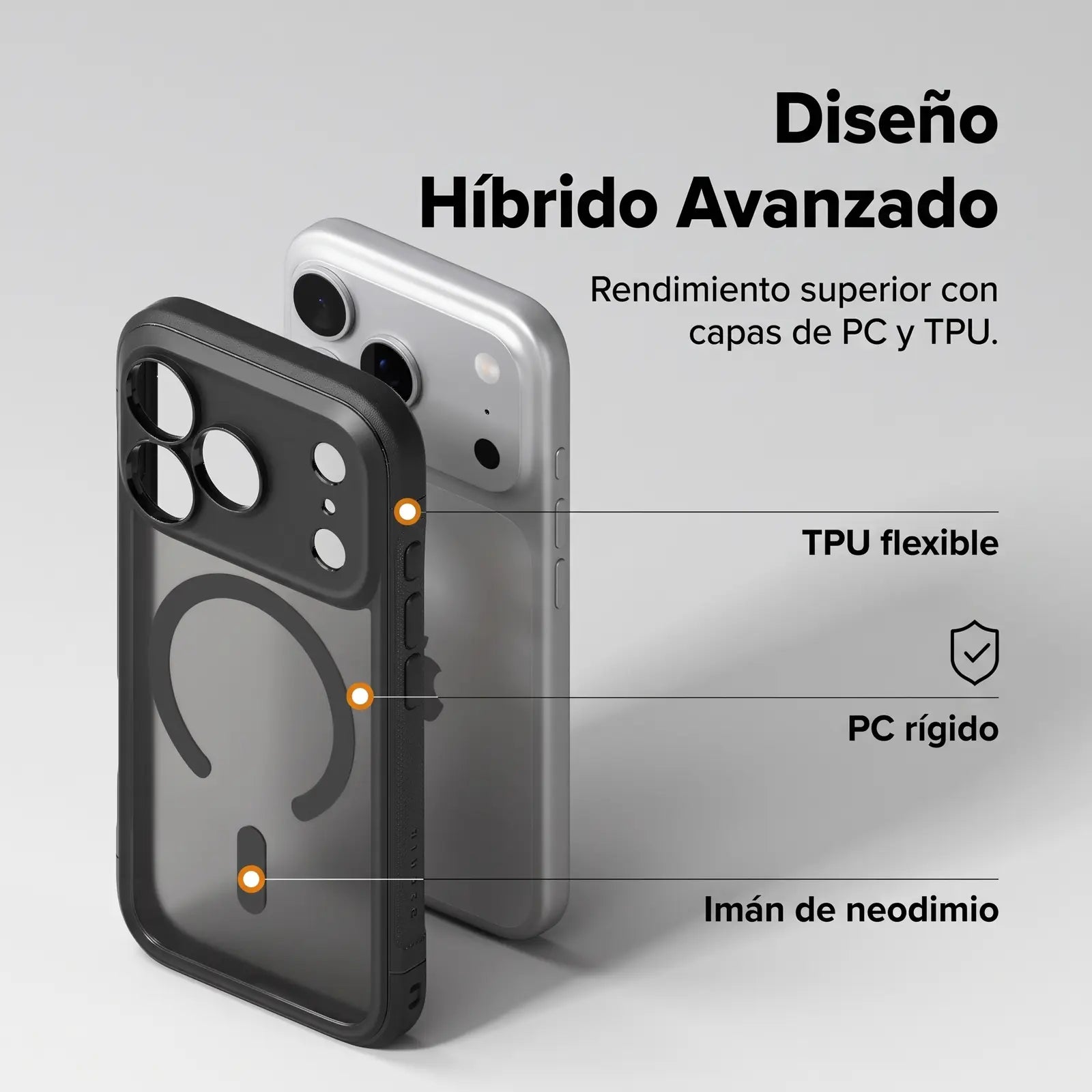 Case iPhone 18 Pro / 17 Pro Ringke Fusion Bold Magnetic Matte