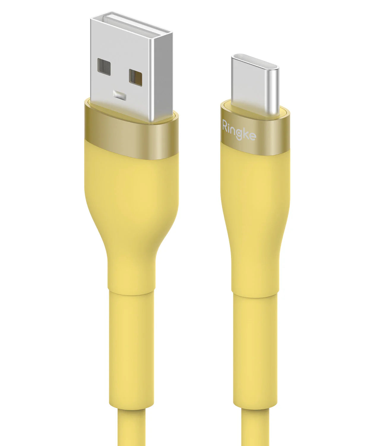 Ringke Pastel Cable - cable USB-A a USB-C 2M 12W - Amarillo