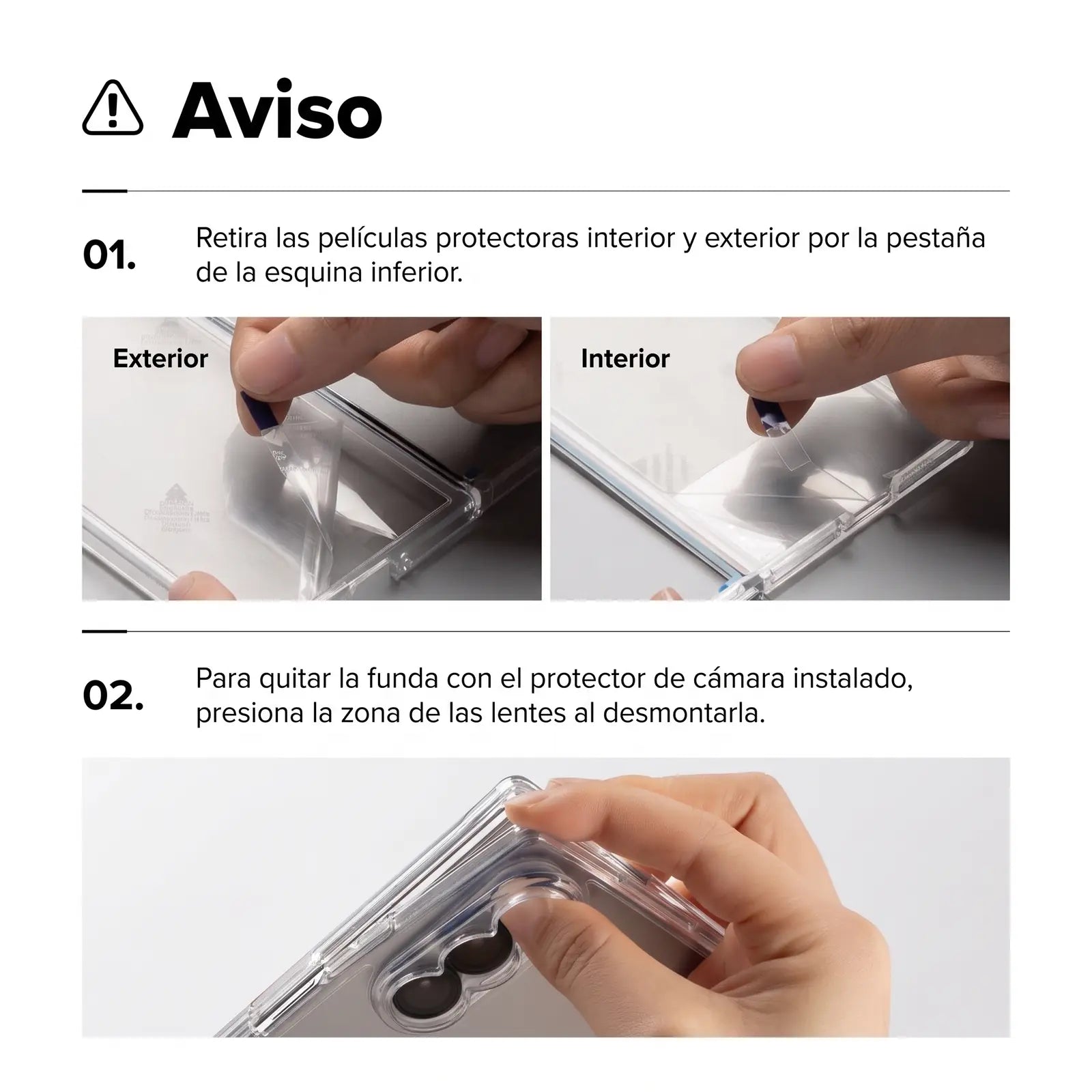 Case Ringke Fusion Flap para Galaxy Z Fold 8 con Bisagra