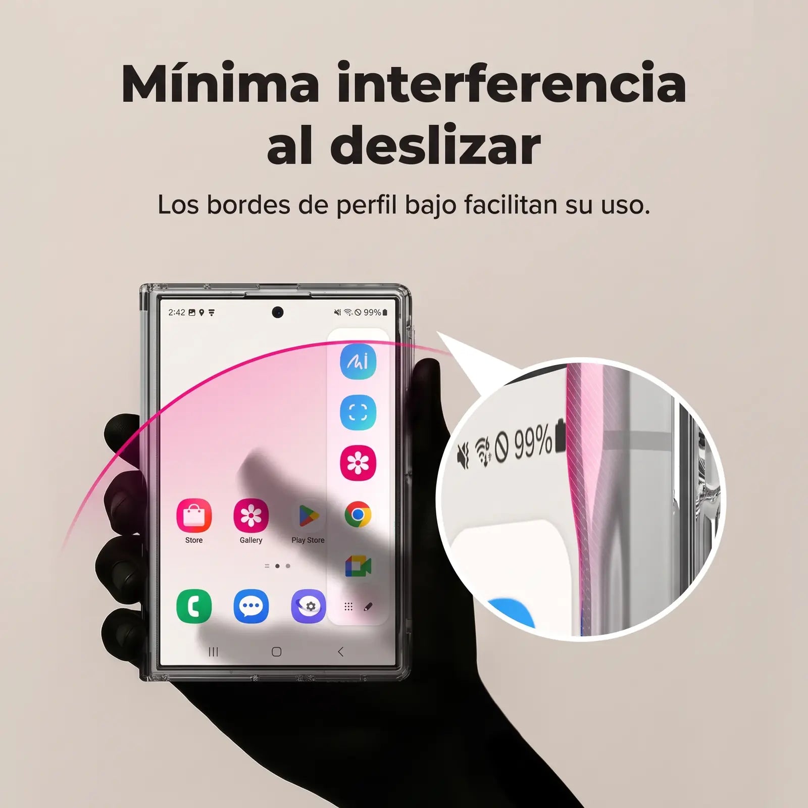 Case Ringke Fusion Flap para Galaxy Z Fold 8 con Bisagra