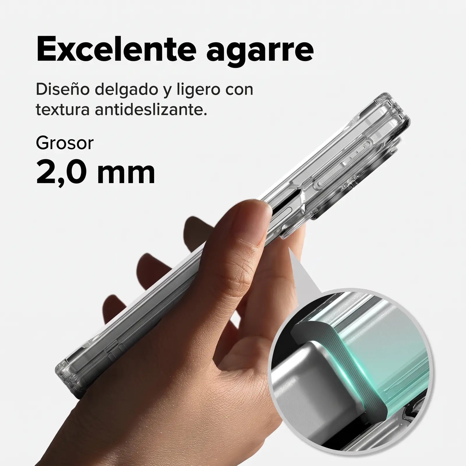 [TEMPORAL] Compatible with Galaxy Z Fold 8 FUSION FLAP MAGNETIC CLEAR - PENDIENTE COMPLETAR (SKU FFM1315R52)