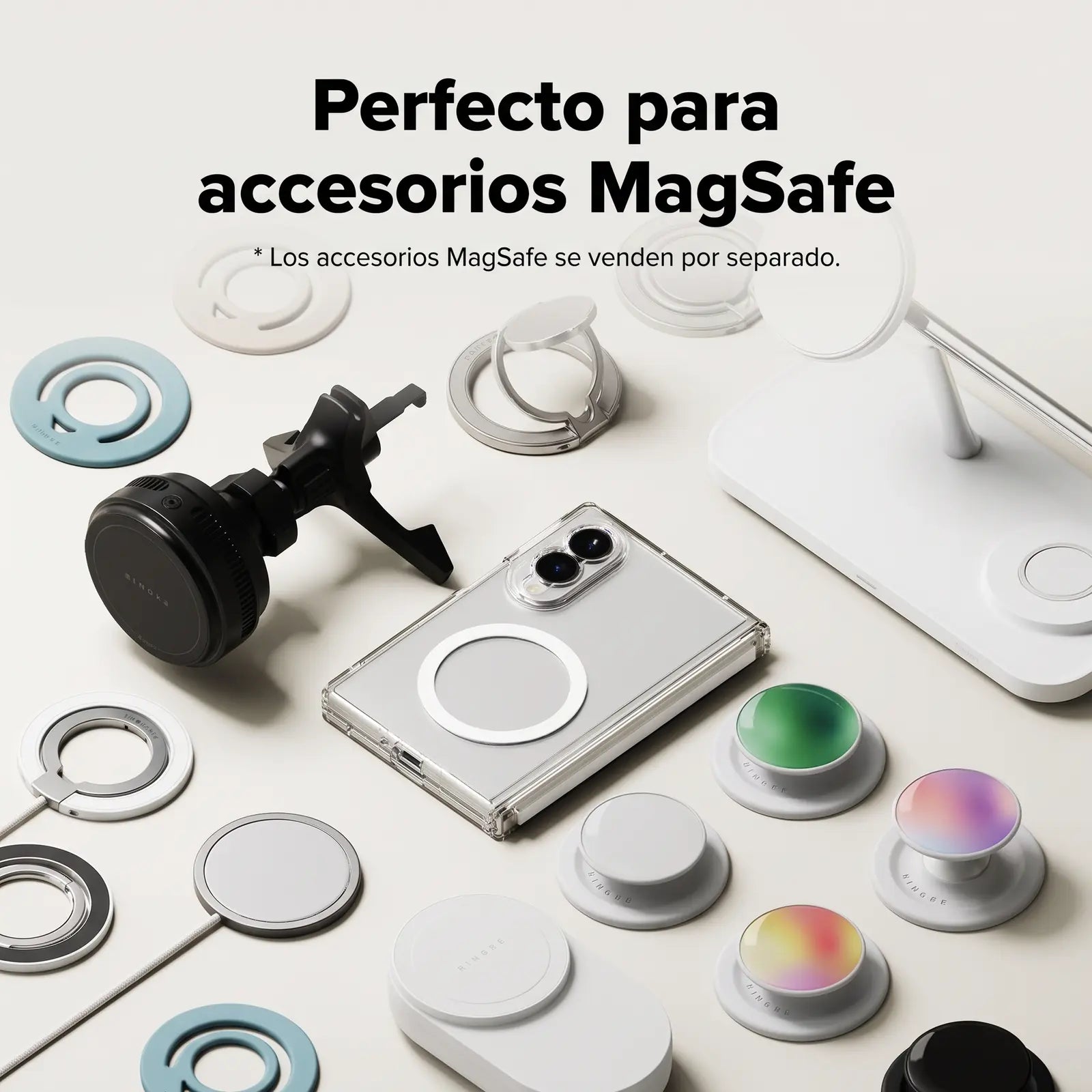 [TEMPORAL] Compatible with Galaxy Z Fold 8 FUSION FLAP MAGNETIC CLEAR - PENDIENTE COMPLETAR (SKU FFM1315R52)