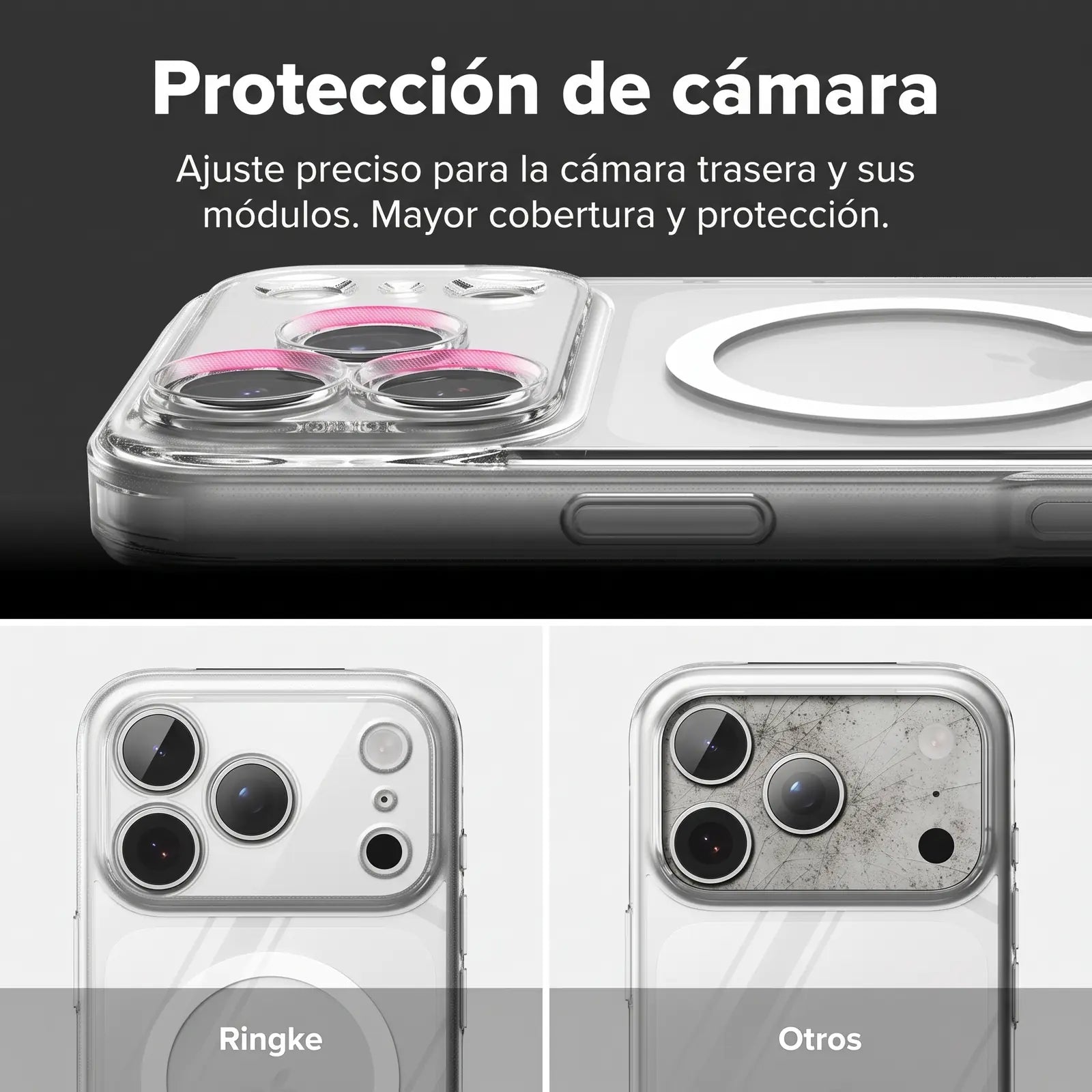 Case iPhone 18 Pro Max / 17 Pro Max Ringke Fusion Magnetic Transparente MagSafe
