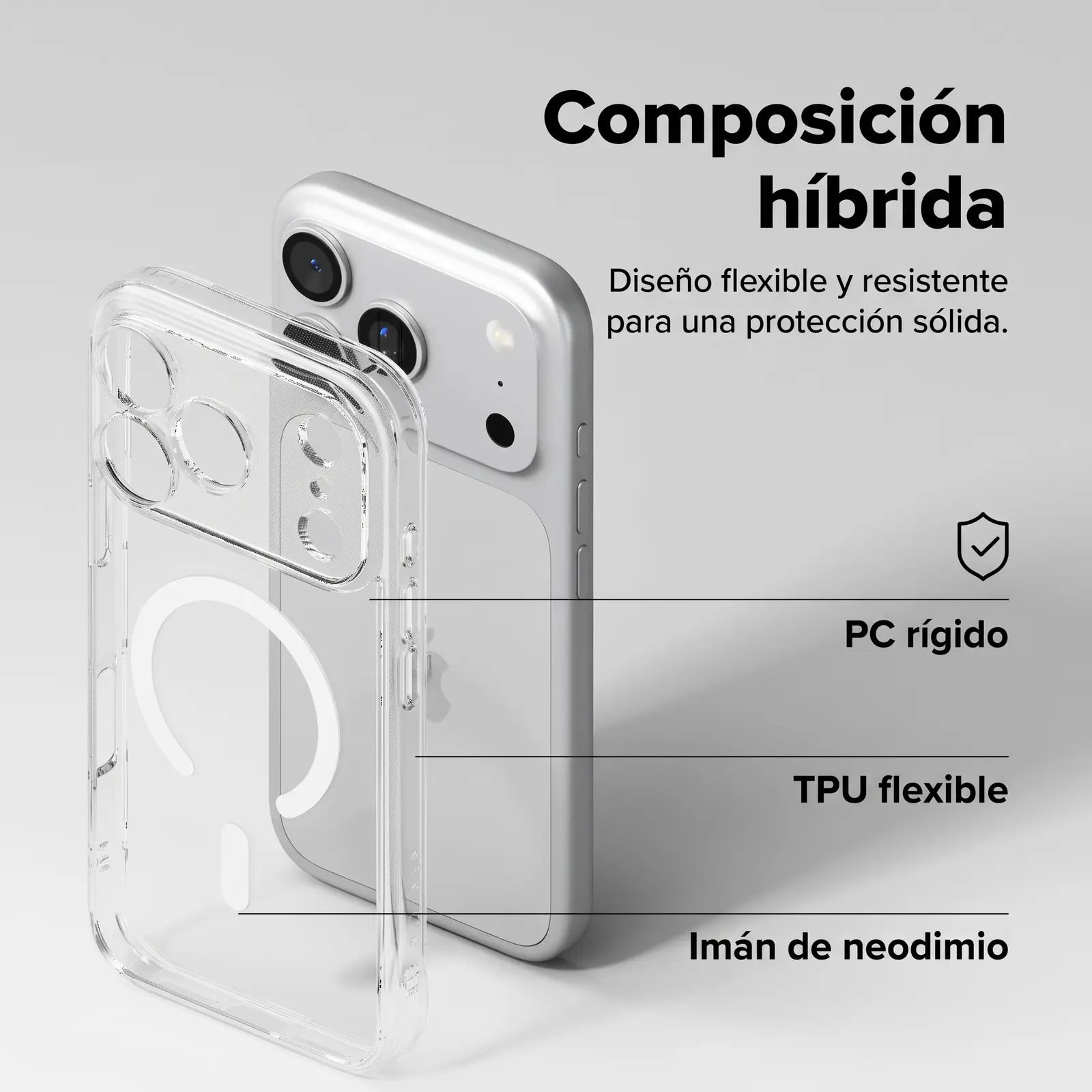 Case iPhone 18 Pro Max / 17 Pro Max Ringke Fusion Magnetic Transparente MagSafe