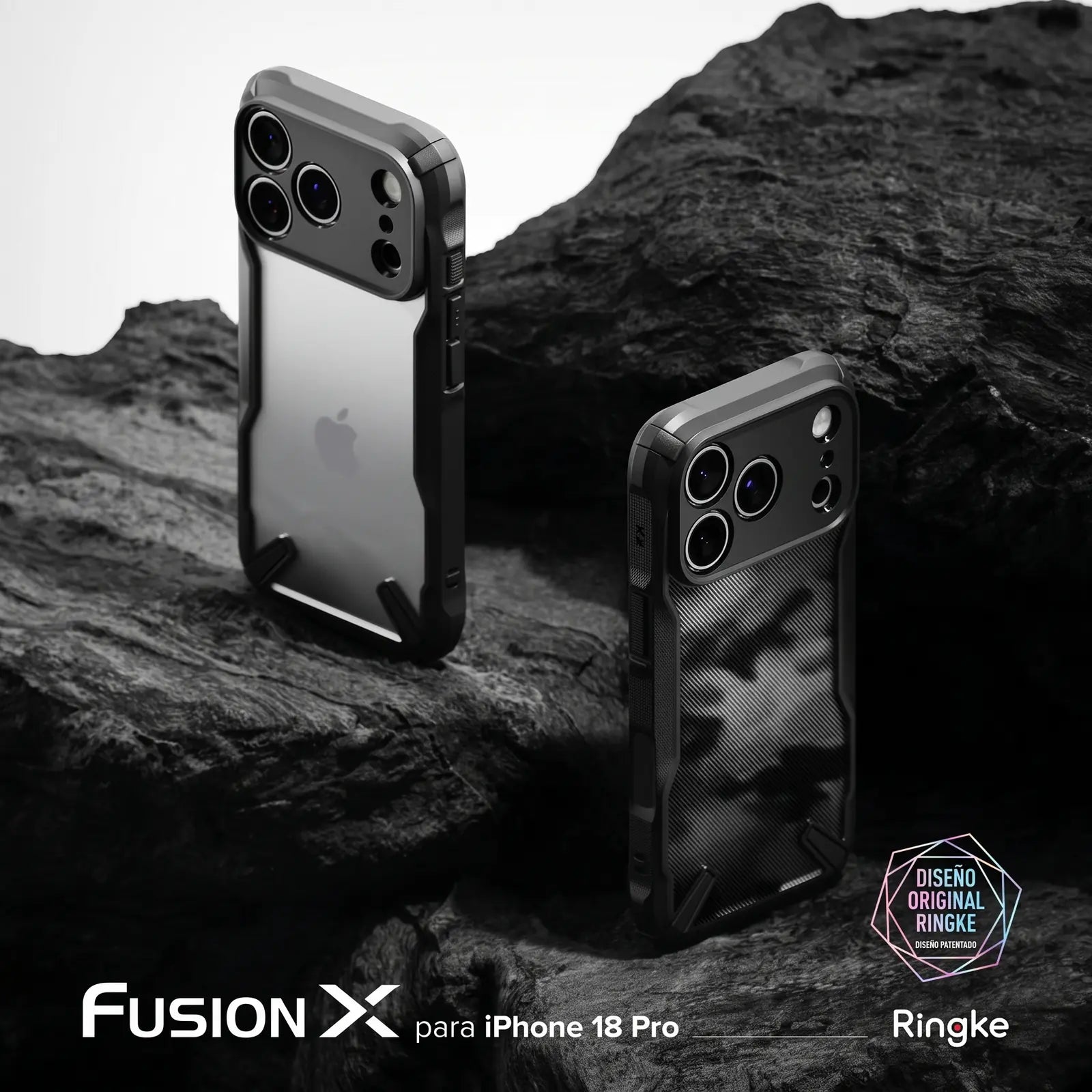Case iPhone 18 Pro / 17 Pro Ringke Fusion-X Black